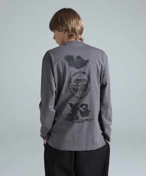 Y-3 tシャツ GRAPHIC LONG SLEEVE TEE メンズ レディース : ZOZOTOWN