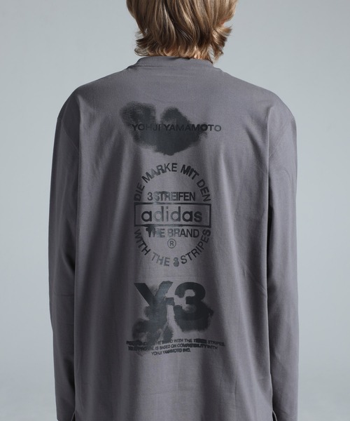 Y-3 tシャツ GRAPHIC LONG SLEEVE TEE メンズ レディース : ZOZOTOWN