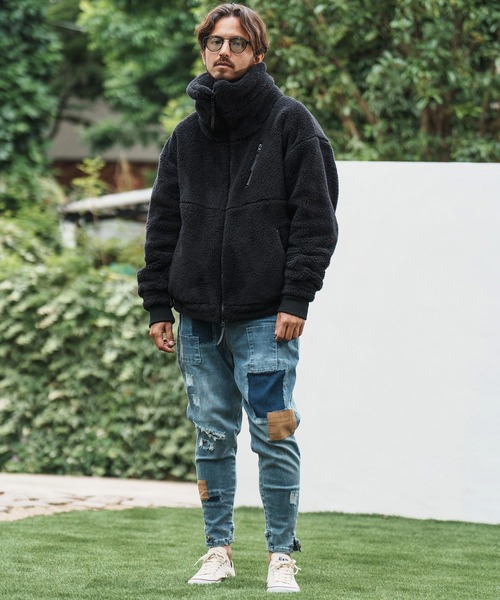 「CAMBIO」 ブルゾン M シルバーグレー メンズ_画像8