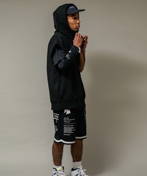 APPLEBUM 「APPLEBUM」 プルオーバーパーカー LARGE ブラック メンズ