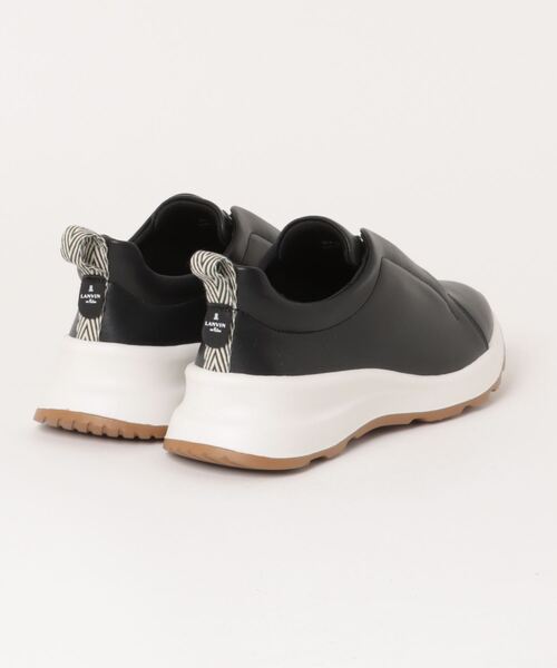 LANVIN ローカットスニーカー センタージップキルティングスニーカー|LANVIN COLLECTION