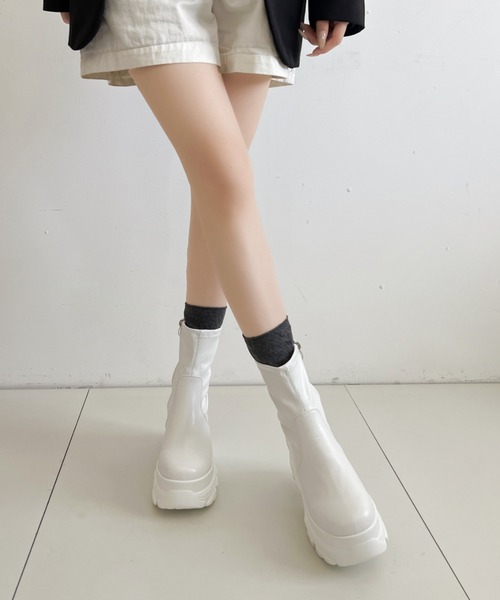 Shoes in Closet（シュークロ） ブーツ 厚底 ダブルソール ストレッチ