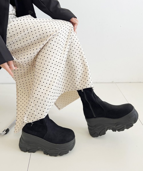 Shoes in Closet（シュークロ） ブーツ 厚底 ダブルソール ストレッチ