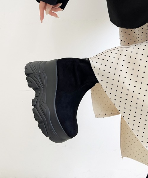 Shoes in Closet（シュークロ） ブーツ 厚底 ダブルソール ストレッチ