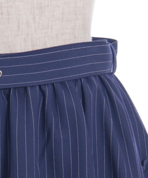 axes femme POETIQUE スカート ベルト付イレヘムロングスカート