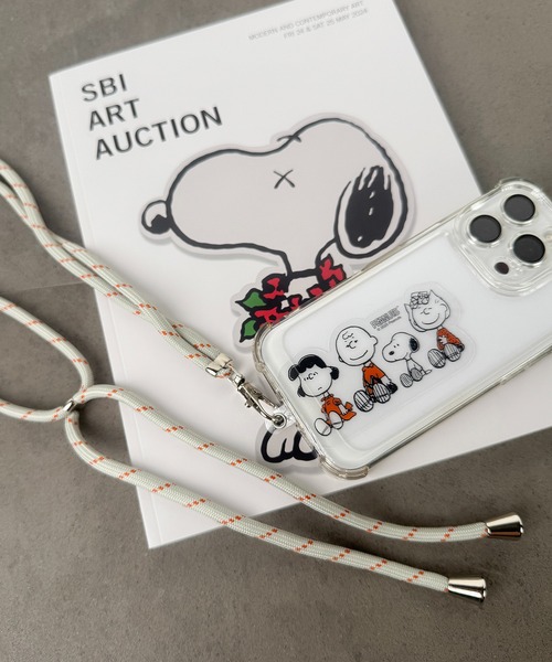 PEANUTS 6D26 「PEANUTS」スヌーピー スマホストラップ ネック