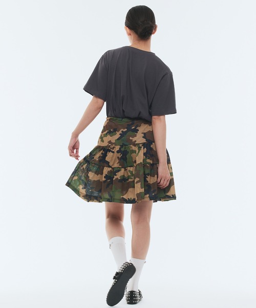 Narcissus（ナルシス） スカート メッシュカモフラスカート 迷彩