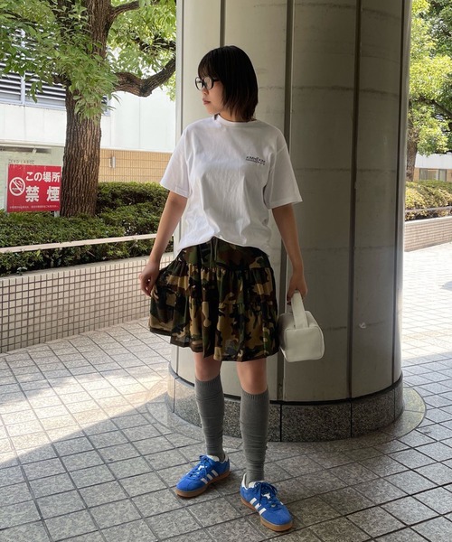 Narcissus（ナルシス） スカート メッシュカモフラスカート 迷彩