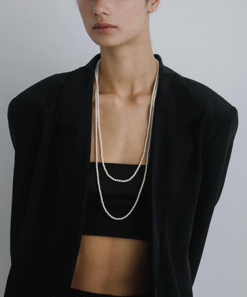 ネックレス decor「デコール」　4mmPearllongnecklace レディースの画像