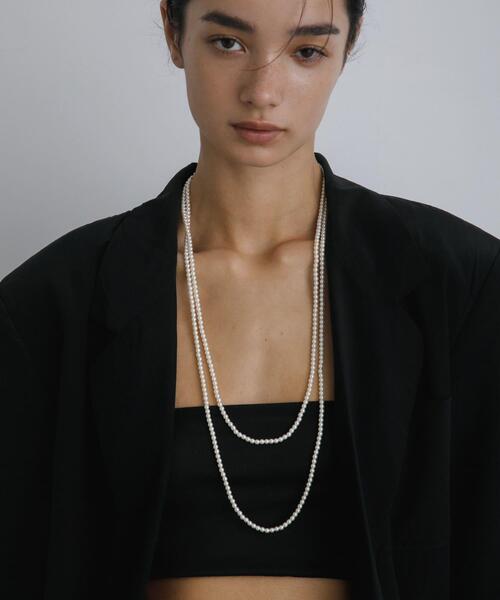 ネックレス decor「デコール」　4mmPearllongnecklace レディースの画像