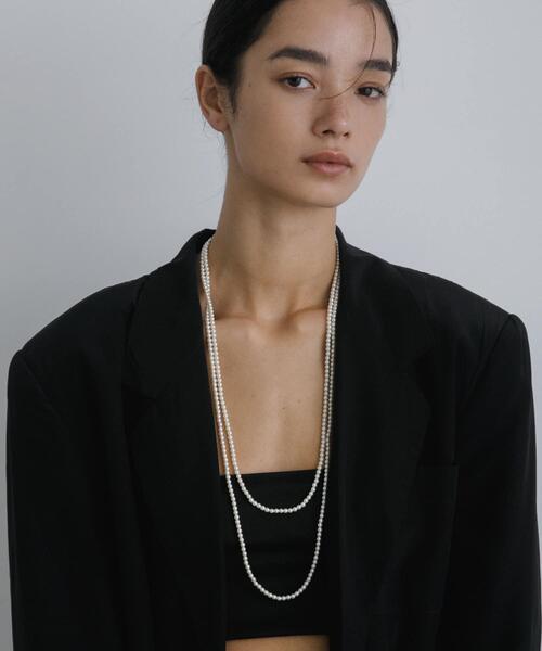 ネックレス decor「デコール」　4mmPearllongnecklace レディースの画像