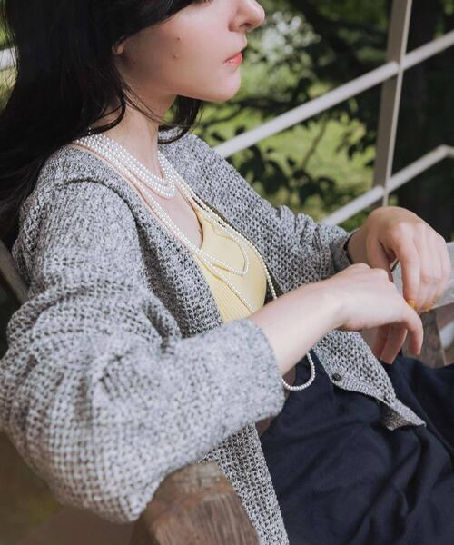 ネックレス decor「デコール」　4mmPearllongnecklace レディースの画像