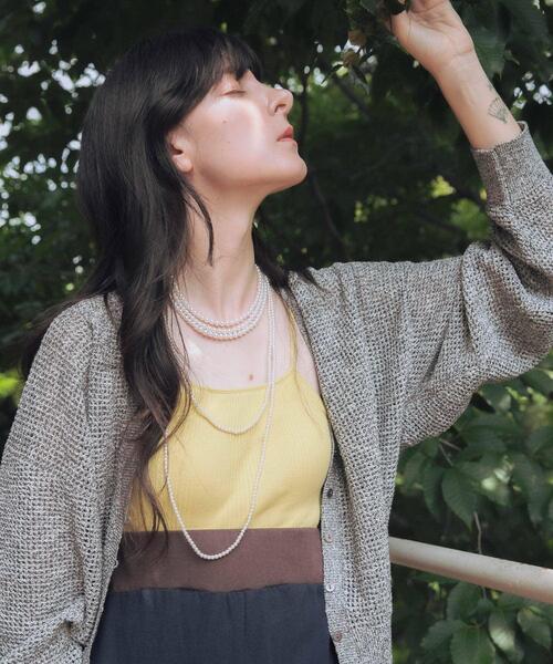 ネックレス decor「デコール」　4mmPearllongnecklace レディースの画像