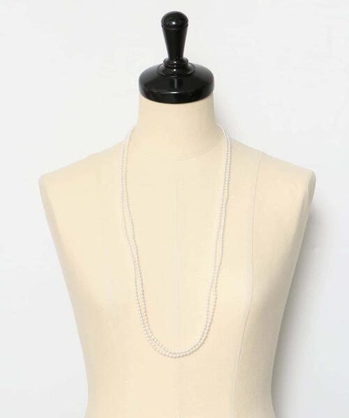ネックレス decor「デコール」　4mmPearllongnecklace レディースの画像