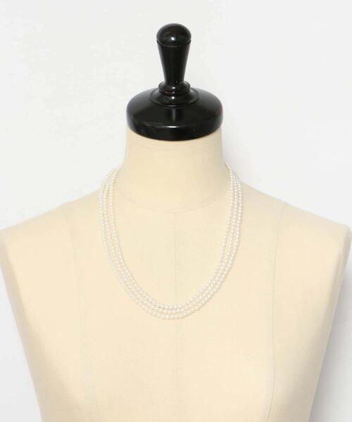 ネックレス decor「デコール」　4mmPearllongnecklace レディースの画像
