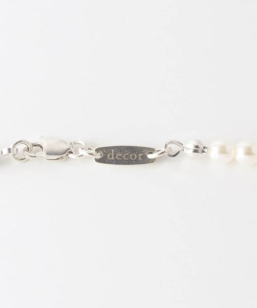 ネックレス decor「デコール」　4mmPearllongnecklace レディースの画像