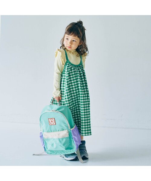 「p.premier」 「KIDS」キャミソールワンピース 110 レッド キッズ_画像4