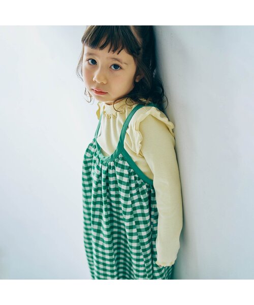 「p.premier」 「KIDS」キャミソールワンピース 110 レッド キッズ_画像5
