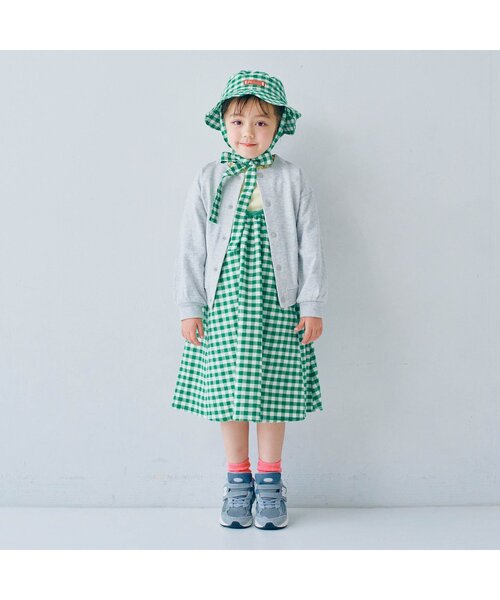 「p.premier」 「KIDS」キャミソールワンピース 110 レッド キッズ_画像6