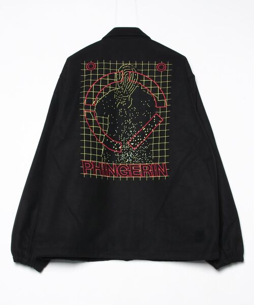 コート ジャケット PHINGERIN WOOL MELTON COACH JACKET (PD-252-JK-041) メンズの画像