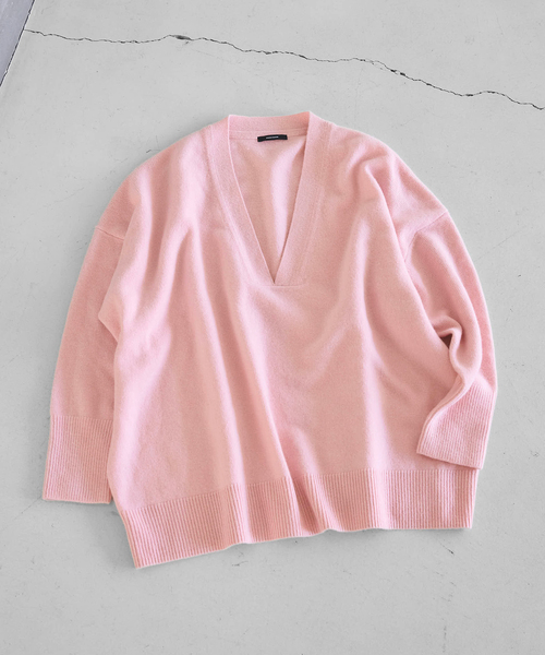 チューリップニットアンサンブル♡限定カラーピンク　タイムセール❣️ JOURNAL STANDARD ニット セーター 「2025FW 新作」MUSIC DEEP V