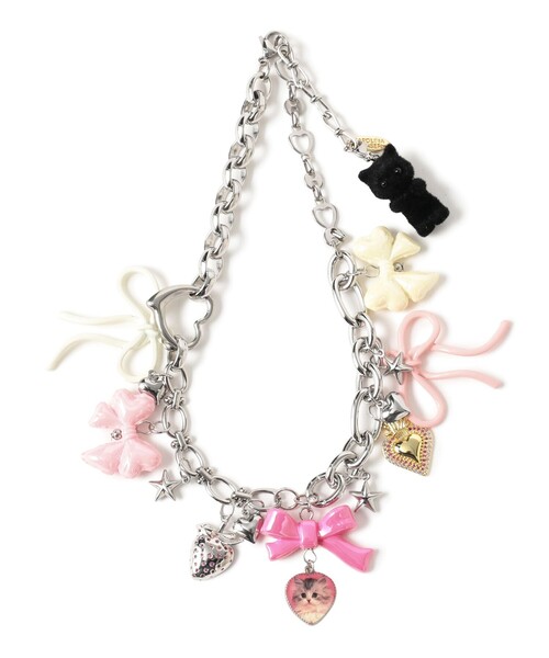 ネックレス 「COLLABORATION」Lovely Charm 22 / カラフルネックレス レディースの画像