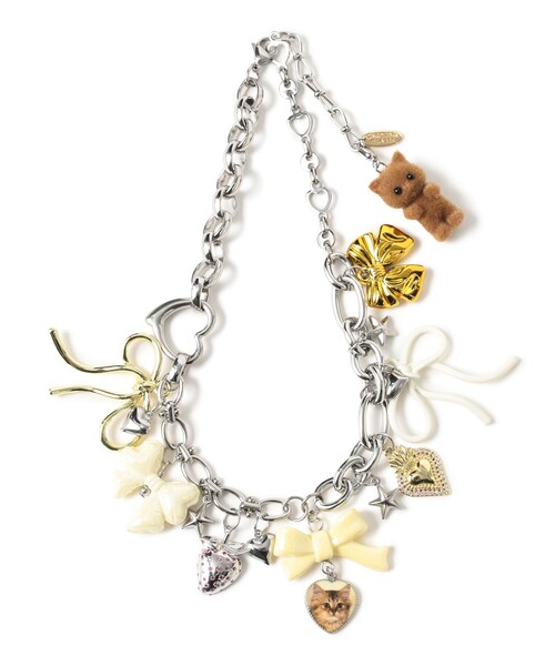 ネックレス 「COLLABORATION」Lovely Charm 22 / カラフルネックレス レディースの画像