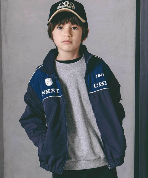 ジャケット・アウター e.n1498 セール】A'GEM/9 × .kom『JUMPNEXT／ジャンプネクスト』ロゴ中綿