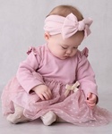ベビー服 ロンパース チュールドッキングOPロ...の詳細画像1