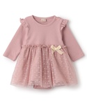 ベビー服 ロンパース チュールドッキングOPロ...の詳細画像2