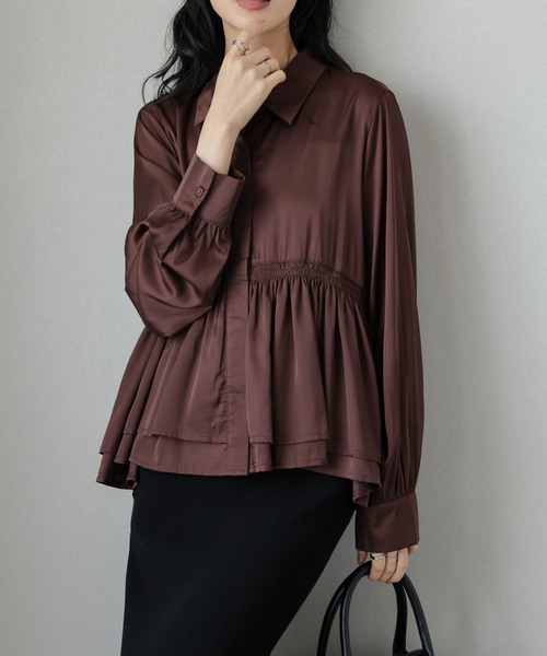SUGAR BISKET（シュガービスケット） ブラウス シャツ ペプラム