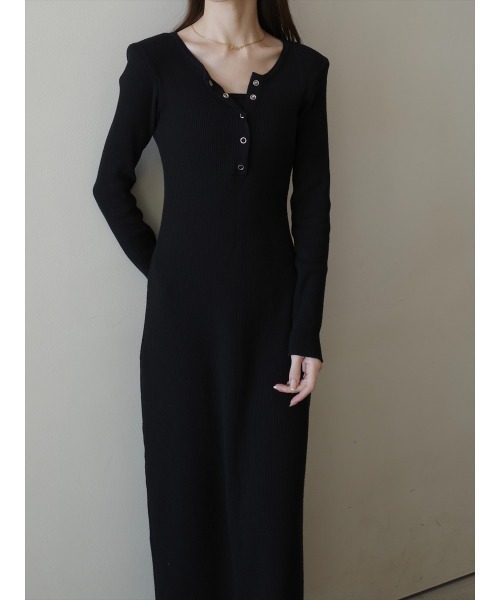 amel（エイメル） ワンピース 「RE ARRIVAL」ボタンレイヤードデザイン