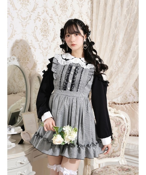 NOEMIE（ノエミー） ジャンパースカート バックレースアップドレッシー