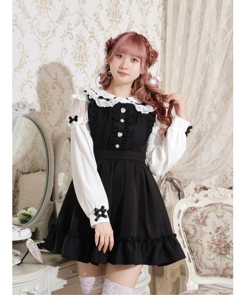 NOEMIE（ノエミー） ジャンパースカート バックレースアップドレッシー