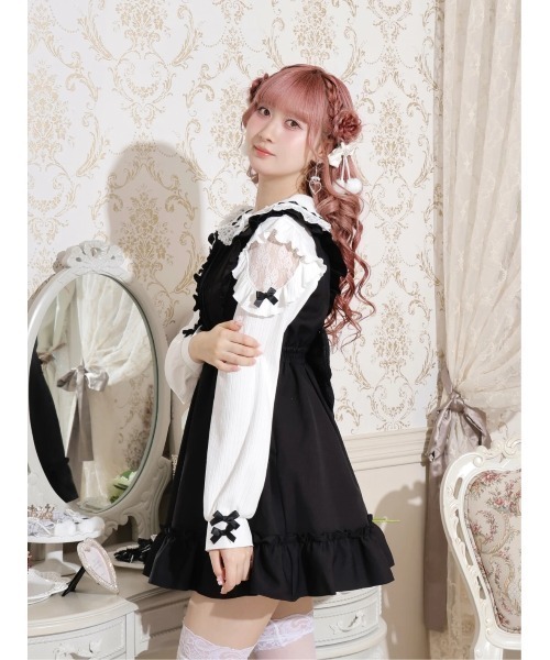 NOEMIE（ノエミー） ジャンパースカート バックレースアップドレッシー