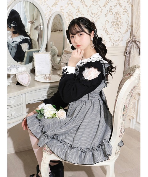 NOEMIE（ノエミー） ジャンパースカート バックレースアップドレッシー