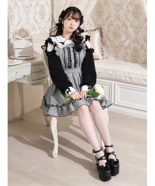 NOEMIE（ノエミー） ジャンパースカート バックレースアップドレッシー