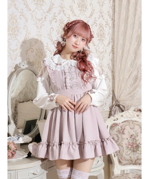 NOEMIE（ノエミー） ジャンパースカート バックレースアップドレッシー