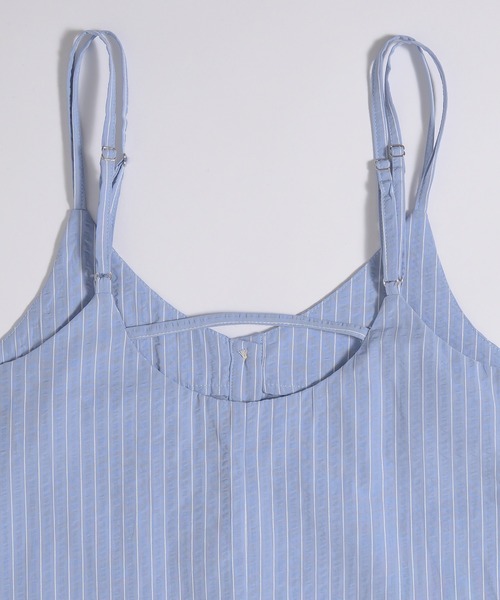 「MUHET」 キャミソールワンピース MEDIUM ライトブルー レディース_画像8