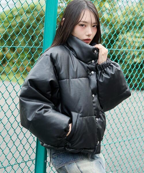 WEGO（ウィゴー） ダウンコート ダウンジャケット WEGO/PUスタンド