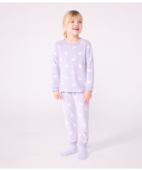 【新品✨】未開封　プチバトー　キッズパジャマ　３点セット128㌢　女の子 新品✨】未開封 プチバトー キッズパジャマ 3点セット128㌢ 女の子