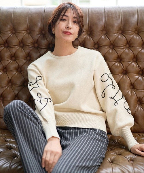 FOUND GOOD（ファウンドグッド） ニット セーター ソデシシュウニット