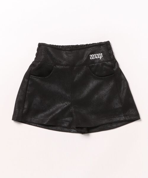 ANAP kids（アナップキッズ） パンツ フェイクレザー ショートパンツ