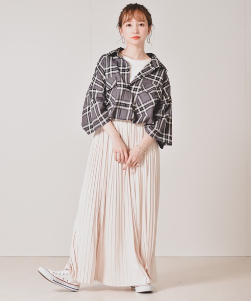 「Starting Over」 半袖シャツ M ベージュ レディース_画像4