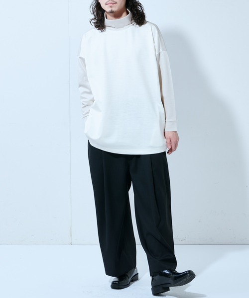 「Lui's」 長袖Tシャツ FREE ネイビー メンズ_画像7