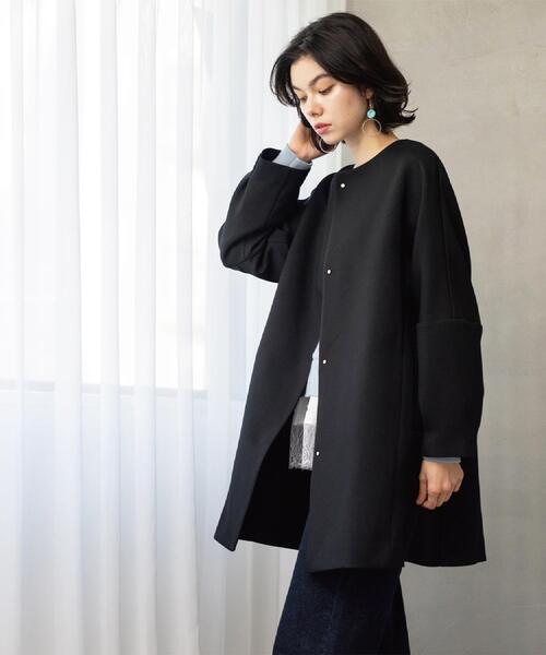 OPAQUE.CLIP（オペークドットクリップ） ノーカラーコート コート