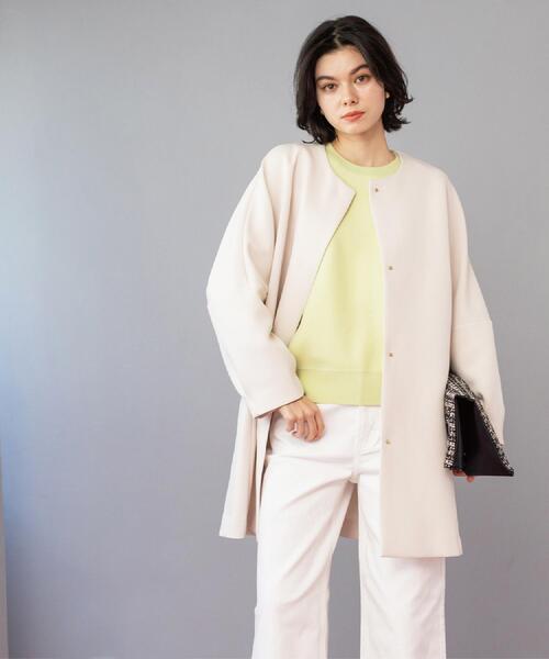 OPAQUE.CLIP（オペークドットクリップ） ノーカラーコート コート