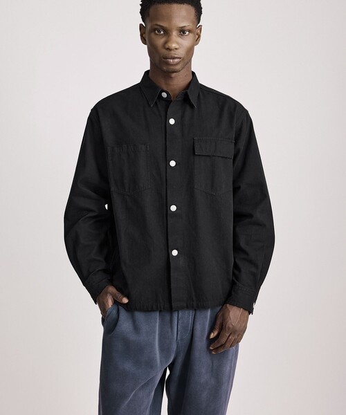 ミュージシャン buddix SS Work Shirt Black M size Saturdays NYC（サタデーズ ニューヨークシティ） シャツ Magnus Work