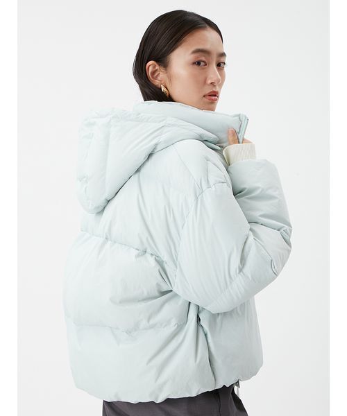 【美品】 ミラオーウェン フーディーダウンコート ダウンコート ダウンジャケット Mila Owen（ミラオーウェン） ダウンコート ダウンジャケット フレンチ