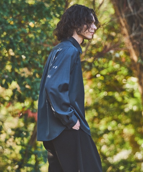 Casper John（キャスパージョン） シャツ Wool mix basic shirts